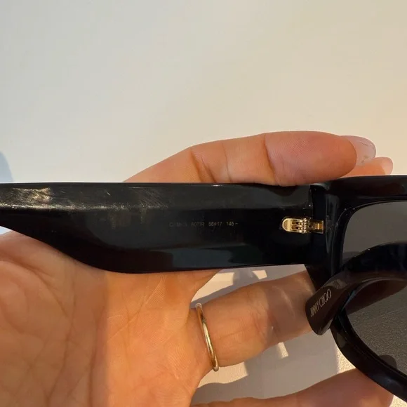 Jimmy Choo Black Sunglasses - Picture 5 of 5